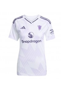 Fotbalové Dres Manchester United Dámské Venkovní Oblečení 2025-26 Krátký Rukáv